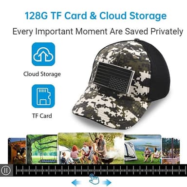 Cap HD 1080P Loop Recording Etäkatselu Baby Nanny Surveillance WiFi-kamera