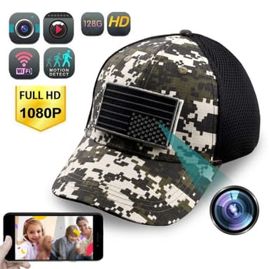 Cap HD 1080P Loop Recording Etäkatselu Baby Nanny Surveillance WiFi-kamera