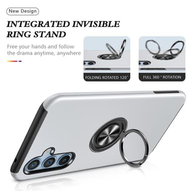 Samsung Galaxy S25 / S24 Sormirengas Sivutuen Hybridikotelo