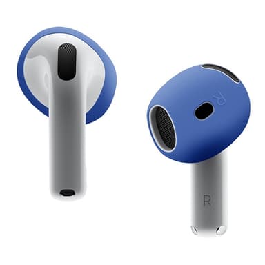 AirPods 4:lle liukumaton silikonikotelo, korvasuojat, nappikuulokkeet - Sininen