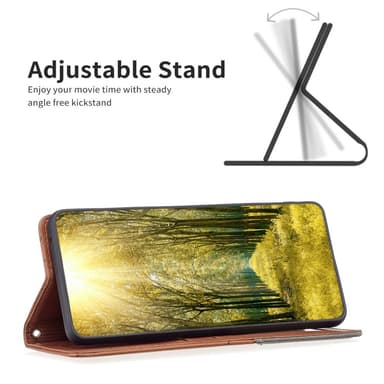 BINFEN COLOR Samsung Galaxy A56  Iskunkestävä Lompakkokotelo