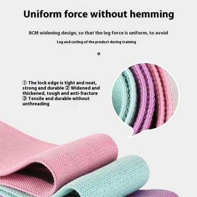 3 kpl/setti Jooga Fitness Resistance Bands Kyykky harjoituslenkit Stretch Band XL