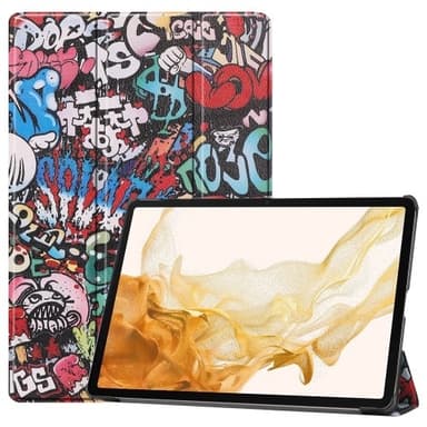 Kolmen taittotelineen älykotelo Samsung Galaxy Tab S10+ (S10 Plus) -puhelimelle