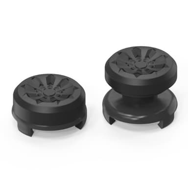 2kpl peukalokahva sormikahva, joka on yhteensopiva Xbox 360 Series X Series S Switch Pro Joystick -ohjaimen kanssa - musta