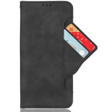 Lompakkoteline puhelimelle Motorola Edge 50 / Edge 50 Pro - musta