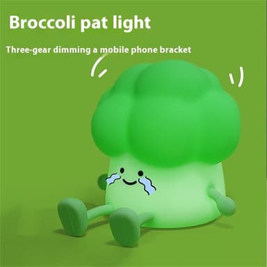 Parsakaali Design Creative Silicone Tap Light kodin makuuhuoneen yölamppu