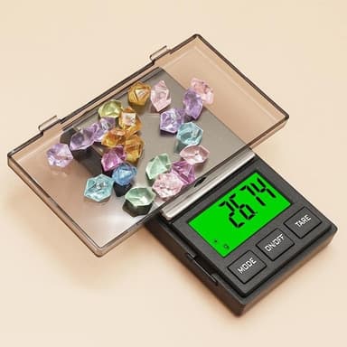 500g / 0.01g 5 yksikköä kannettava koruvaaka, pienikokoinen digitaalinen taskuvaaka