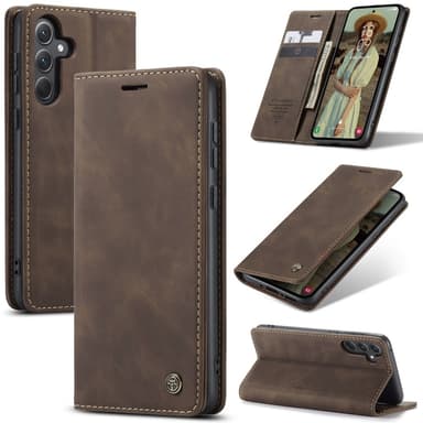 CASEME Retro Lompakkokotelo Samsung Galaxy A56