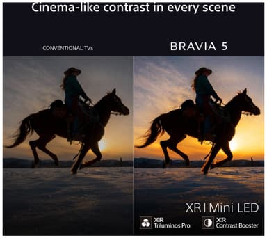 Sony 85” Bravia 5 4K Mini-LED älytelevisio (2025)