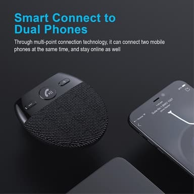 SP11 Autolle Bluetooth V5.0 Kaiutin Handsfree Soita autosarjan musiikkisoitin