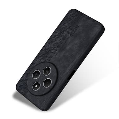 AZNS Xiaomi Redmi 14C Suojakuori PU-nahkapäällysteinen TPU-puhelimen kuori - Musta