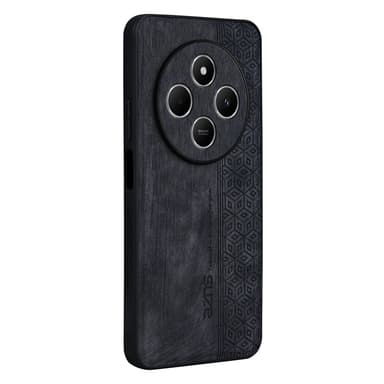 AZNS Xiaomi Redmi 14C Suojakuori PU-nahkapäällysteinen TPU-puhelimen kuori - Musta
