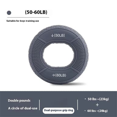 Käden otteen vahvistaja kyynärvarren sormi rannelihasten harjoittaja - 50-60 lb / harmaa