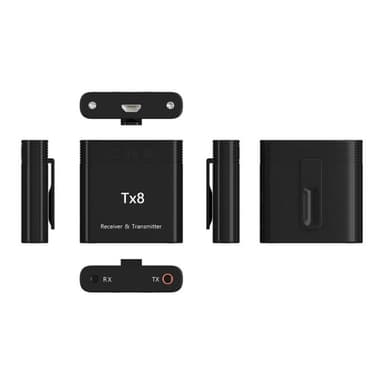 2-in-1 Bluetooth-lähetinvastaanotinsovitin musiikin äänilähetin-vastaanottimelle