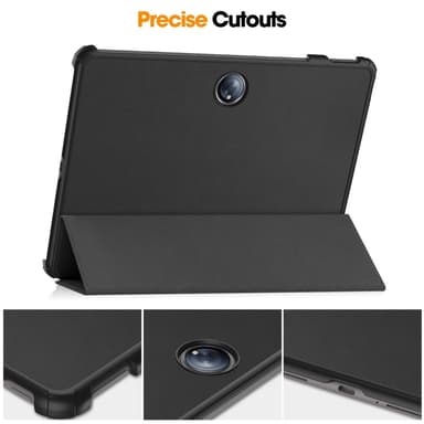 OnePlus Pad 2 Tri-fold Stand Wake/Sleep Cover -tablettikotelo - musta