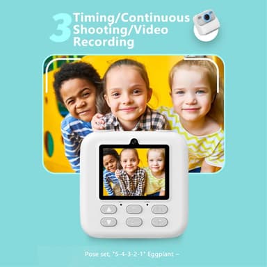 2,4 tuuman näyttö Instant HD -kaksoislinssinen ladattava kamera 32GB-muistikortilla
