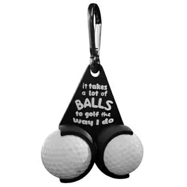 Golfpallon pidike Hauskat kirjaimet Double Golf Balls Golf Gift - Tyyli C