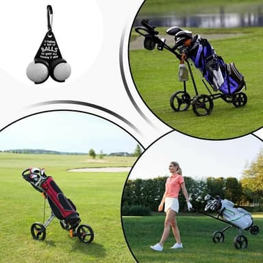 Golfpallon pidike Hauskat kirjaimet Double Golf Balls Golf Gift - Tyyli C