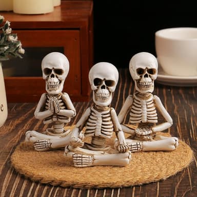 3 kpl Halloween Spooky Horror Ornament Scary Decoration Party Skeleton Figuurit