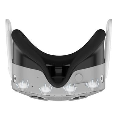 Meta Quest 3S -suojakotelolle, VR-kuulokemikrofonille, silikonisuoja - Harmaa