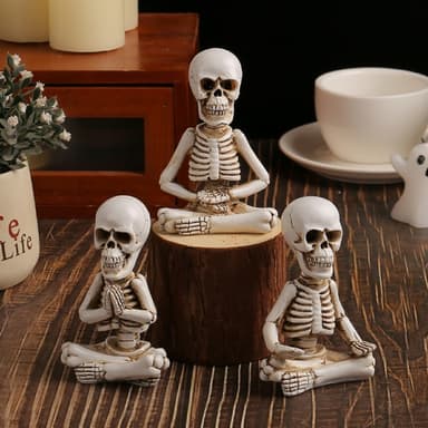 3 kpl Halloween Spooky Horror Ornament Scary Decoration Party Skeleton Figuurit