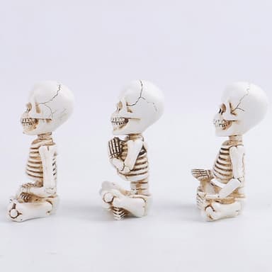 3 kpl Halloween Spooky Horror Ornament Scary Decoration Party Skeleton Figuurit