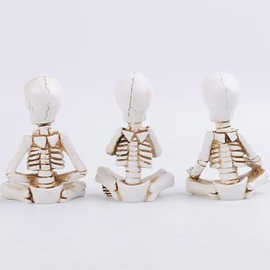 3 kpl Halloween Spooky Horror Ornament Scary Decoration Party Skeleton Figuurit