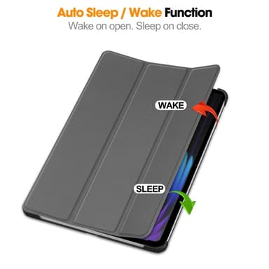 Slim Fit suojakuori Xiaomi Pad 7 Auto Wake / Sleep -laitteelle - Harmaa