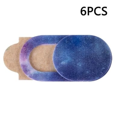 6 kpl Anti-Spy Computer Camera Protection Slider Anti-Peep Privacy - Starry Sky 2