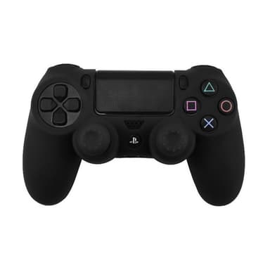 Suojakuori Sony PlayStation 4 Pro Slim PS4:lle liukastumista estävälle silikonikuorelle - Musta