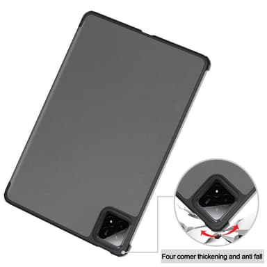 Slim Fit suojakuori Xiaomi Pad 7 Auto Wake / Sleep -laitteelle - Harmaa