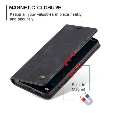 CASEME Retro Lompakkokotelo Samsung Galaxy A26