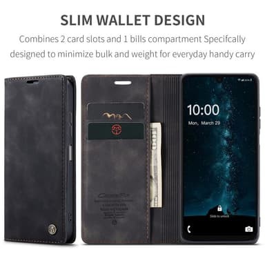 CASEME Retro Lompakkokotelo Samsung Galaxy A26