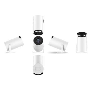 PRO-projektori Android 11.0 2.4G 5G WiFi 6 Bluetooth 5.0 1280*720P kotiteatteri