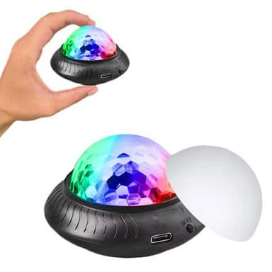 Disco Ball Light -lavavalaistus RGB Pyörivä tunnelmallinen juhlalamppu