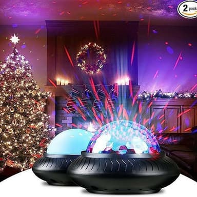 Disco Ball Light -lavavalaistus RGB Pyörivä tunnelmallinen juhlalamppu