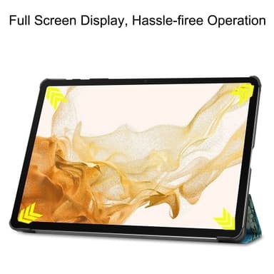 Kolmen taittotelineen älykotelo Samsung Galaxy Tab S10+ (S10 Plus) -puhelimelle