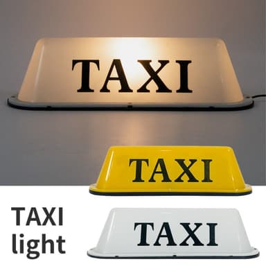 12V yleistaksikattovalo PP-katto-LED-lamppu - valkoinen / kumimagneetti