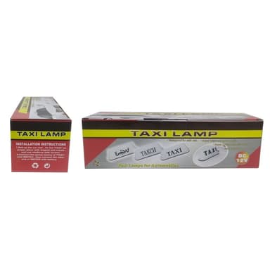 12V yleistaksikattovalo PP-katto-LED-lamppu - valkoinen / kumimagneetti