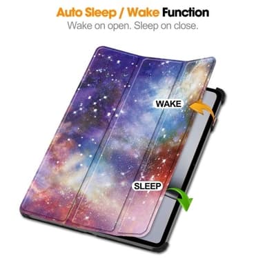 OnePlus Pad 2 Tri-fold Stand Wake/Sleep Cover -tablettikotelo - Space