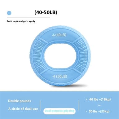 Käden otteen vahvistaja kyynärvarren sormi rannelihasten harjoittaja - 40-50 lb / sininen