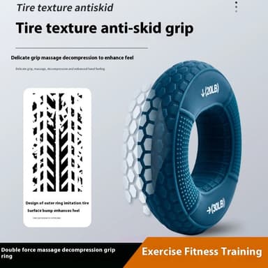 Käden otteen vahvistaja kyynärvarren sormi rannelihasten harjoittaja - 40-50 lb / sininen