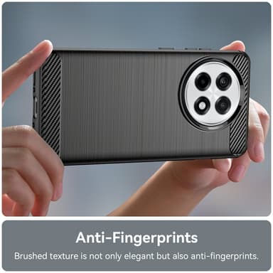 Puhelinkotelo TPU Shell Takakansi Carbon OnePlus 13R - Musta