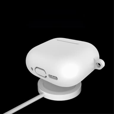 AirPods 4 5 kpl Lisävarusteet Kotelo Säilytyslaatikko Kaulahihna Kuulokepidike Avaimenperä - Vaaleansininen