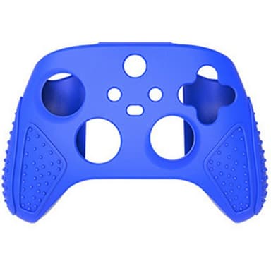 Xbox Series S/X -peliohjaimelle, pölytiivis silikonisuoja, liukastumista estävä kotelo - sininen
