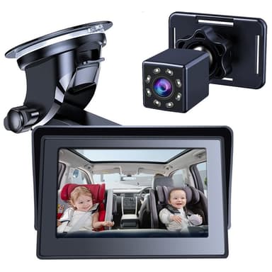 360 astetta kääntyvä 4,3"" yönäkö Car Baby Monitor -kamera turvalliseen ajoon