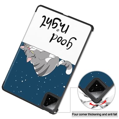 Slim Fit suojakuori Xiaomi Pad 7 Auto Wake / Sleep -laitteelle - Cat