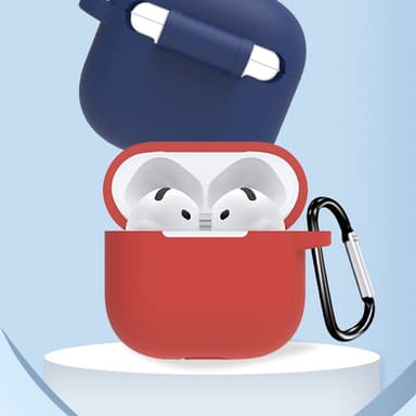 AirPods 4 6 in 1 -tarvikkeet kotelo hihnapidike korvakoukut kaulahihna avainrengas - Minttu