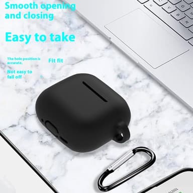 AirPods 4 6 in 1 -tarvikkeet kotelo hihnapidike korvakoukut kaulahihna avainrengas - Minttu