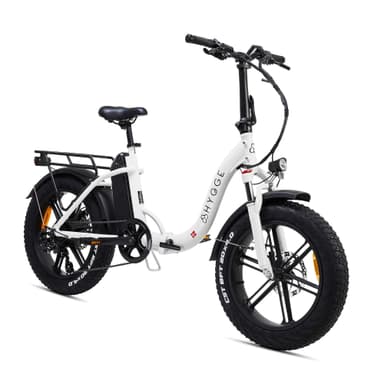 Vester Step  - Taitettava Fat Tyre Sähköpyörä 48V 14Ah - Heron Valkoinen
